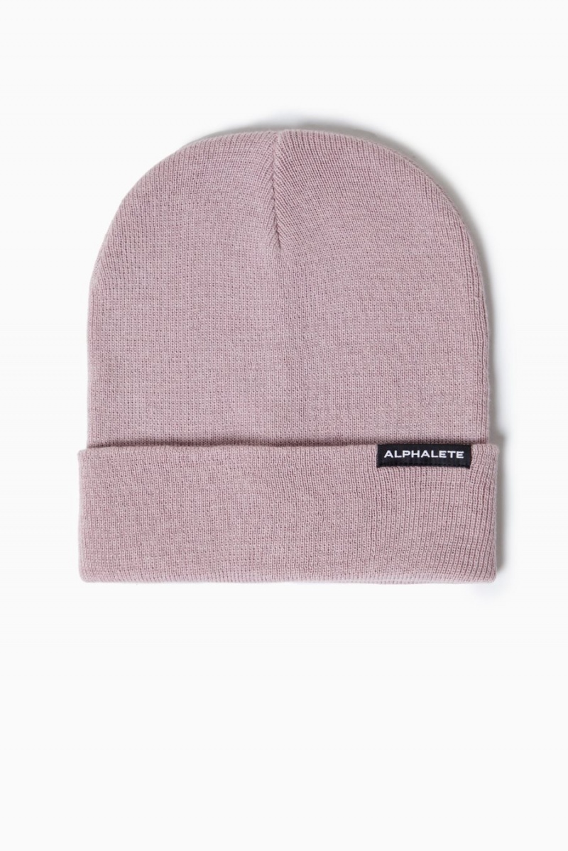 Accesorios Alphalete Essential Foldover Beanie Hombre Moradas | BFAHLP-398