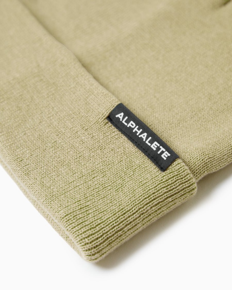 Accesorios Alphalete Essential Foldover Beanie Mujer String | CNVFOK-740