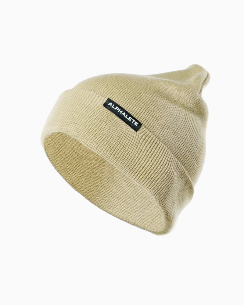 Accesorios Alphalete Essential Foldover Beanie Mujer String | CNVFOK-740