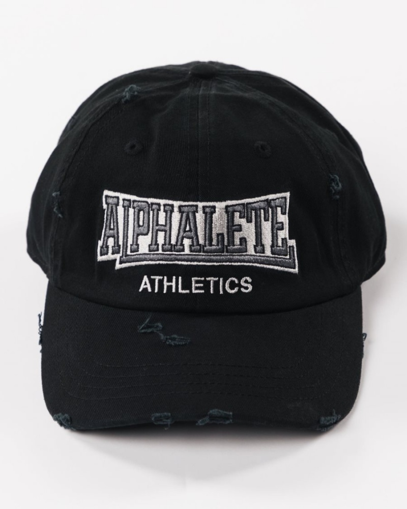 Accesorios Alphalete Varsity Hat Hombre Negras Plateadas Blancas | RCWHTZ-431