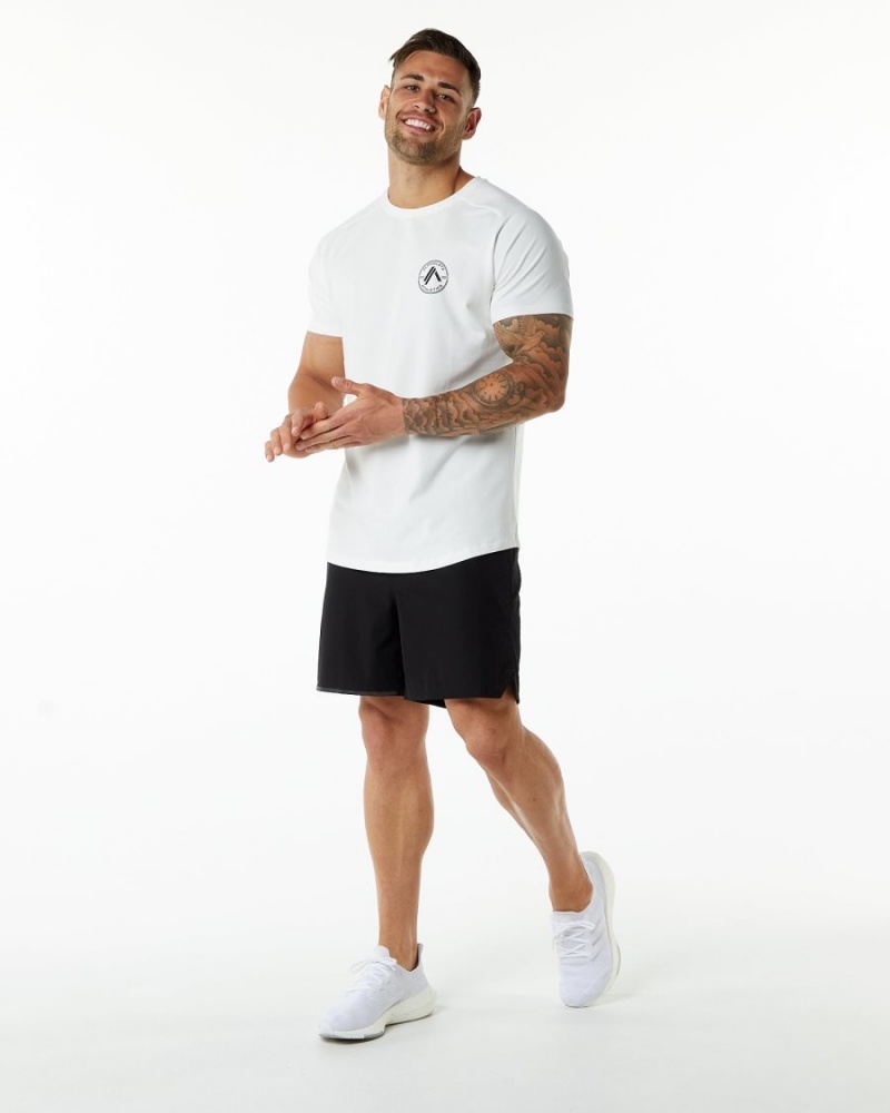 Camisas Alphalete Dynasty Tee Hombre Blancas | VCWDXU-241