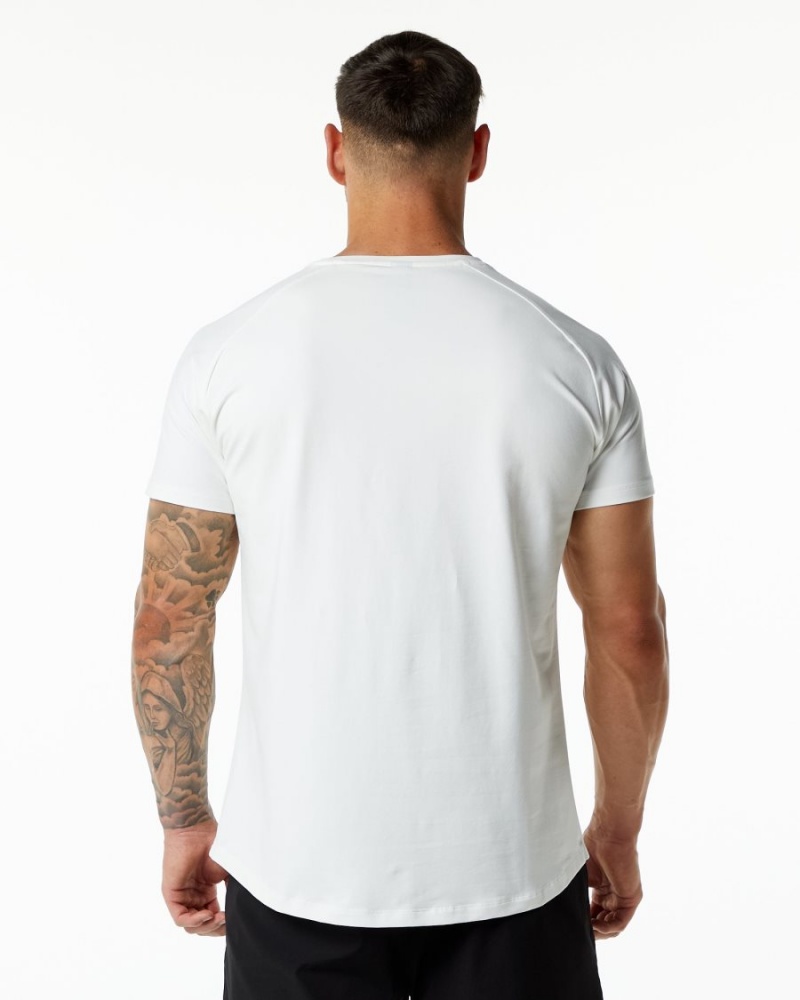 Camisas Alphalete Dynasty Tee Hombre Blancas | VCWDXU-241