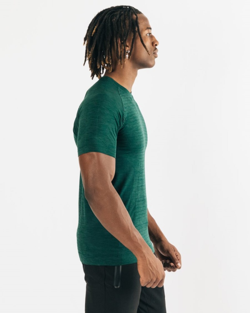 Camisas Alphalete Hero Tee Hombre Darkest Pine | JQSLVA-564