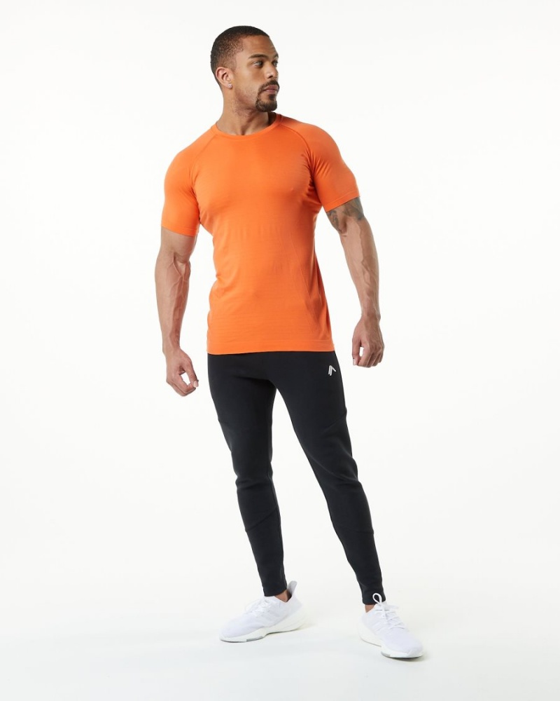 Camisas Alphalete Hero Tee Hombre Faded Strawberry | JAVNQU-714