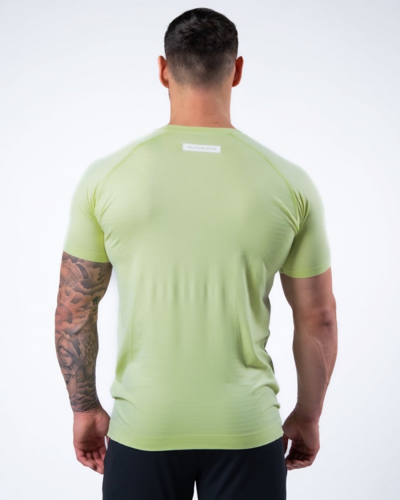 Camisas Alphalete Hero Tee Hombre Frozen Spring | PGYJTQ-032