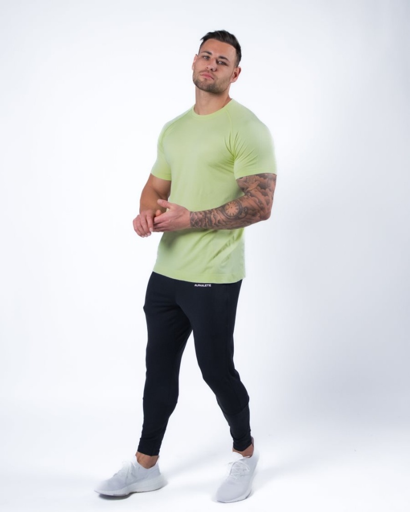 Camisas Alphalete Hero Tee Hombre Frozen Spring | PGYJTQ-032