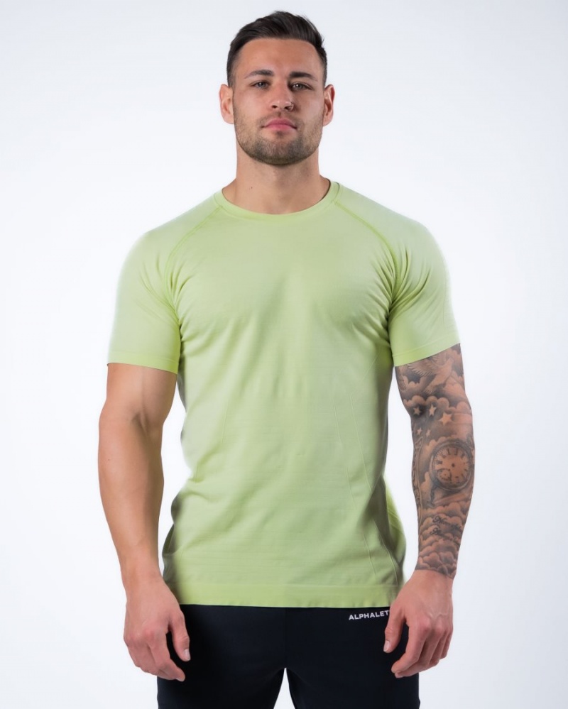 Camisas Alphalete Hero Tee Hombre Frozen Spring | PGYJTQ-032