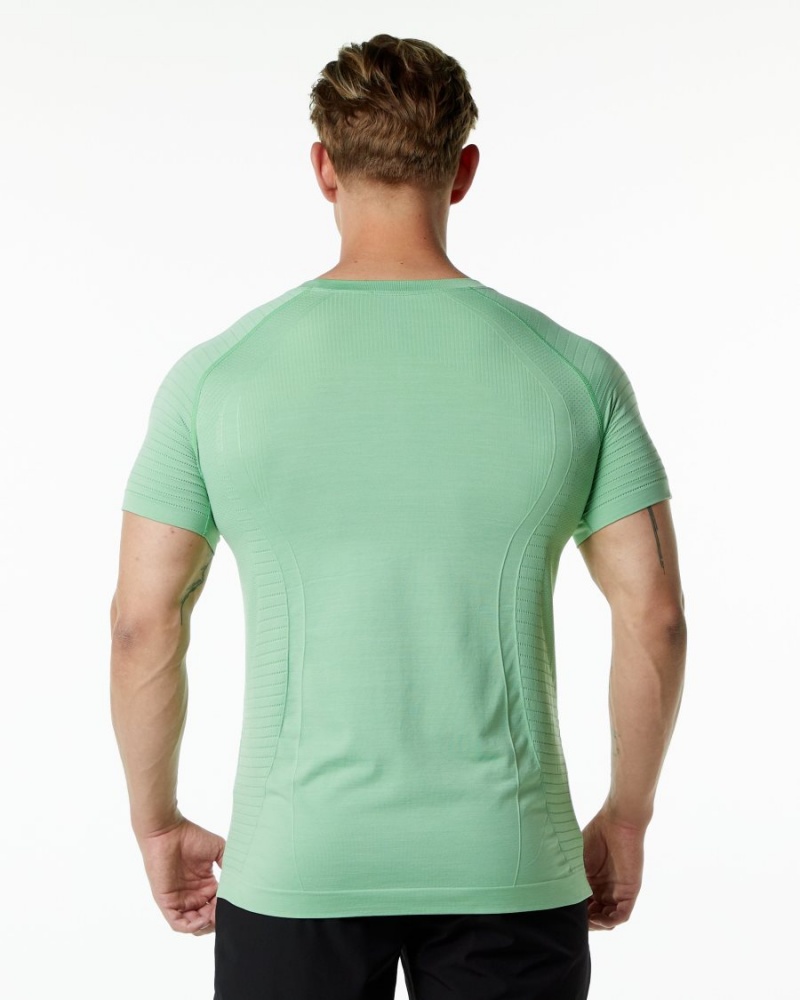 Camisas Alphalete Ozone Tee Hombre Pistachio | KSBPAQ-648