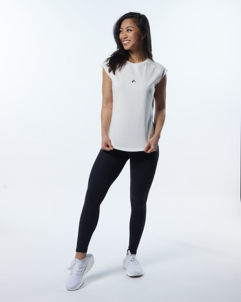 Camisas Alphalete Velocity Tee Mujer Resin | FVZSQP-891