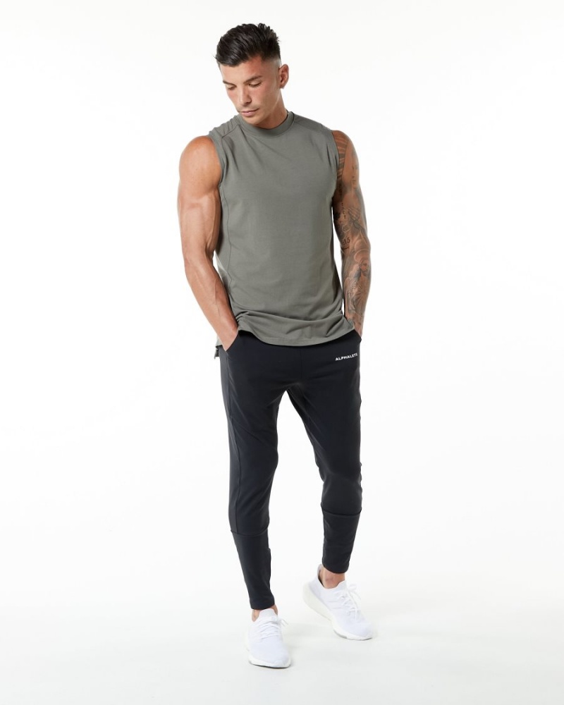 Camiseta Tirantes Alphalete Evo Tank Hombre Gris | JBGRNH-051