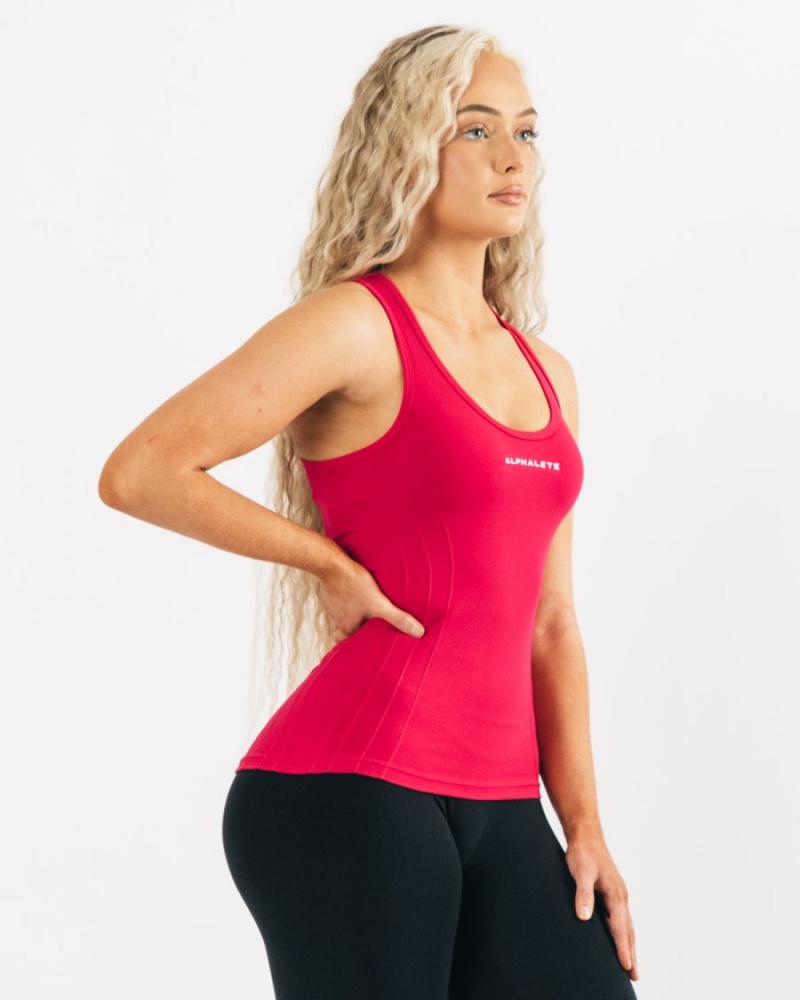 Camiseta sin Manga Alphalete Seamless Tank Mujer Rosas | BTJCUQ-472