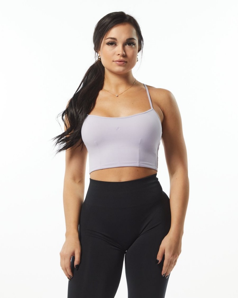 Camiseta sin Manga Alphalete Ultrasoft Camisole Tank Mujer Lilac | SBLJNE-356