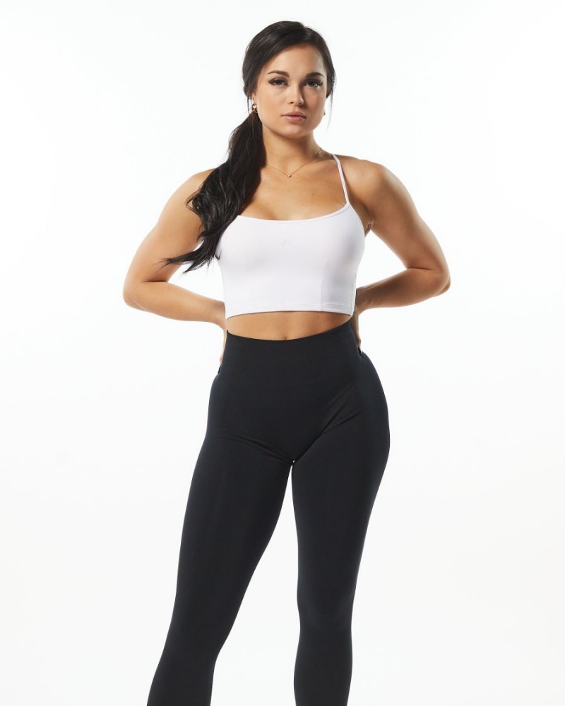 Camiseta sin Manga Alphalete Ultrasoft Camisole Tank Mujer Blancas | EWNZKA-869