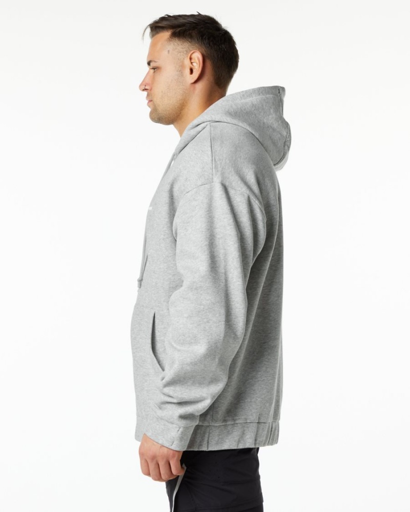 Chaquetas Alphalete Classic Full-Zip Jacket Hombre Gris | KBZPAC-634