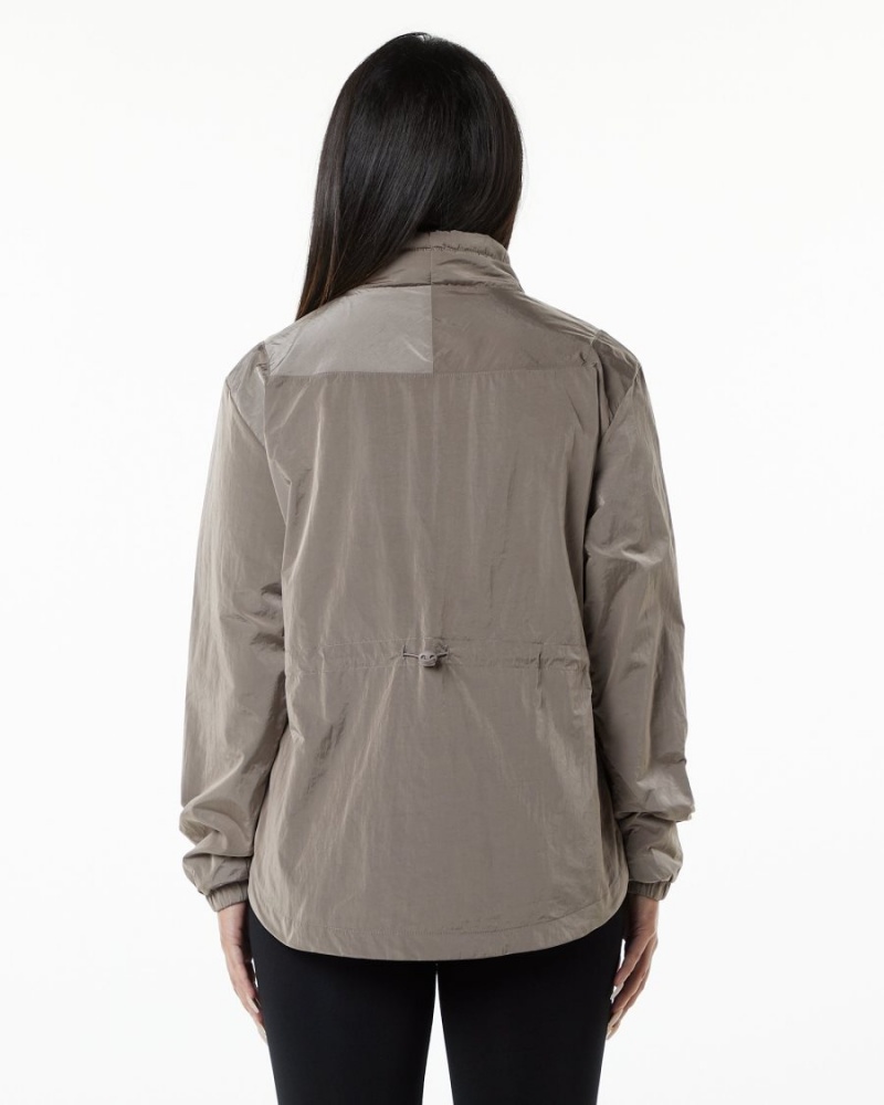 Chaquetas Alphalete Endure Pullover Mujer Marrones | IDVUEG-931