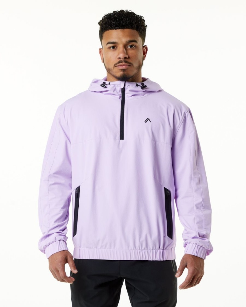 Chaquetas Alphalete Infinity Tech Jacket Hombre Lavanda | XPQUCH-718