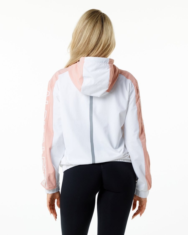 Chaquetas Alphalete Infinity Tech Jacket Mujer Rosas | GRPZCV-319