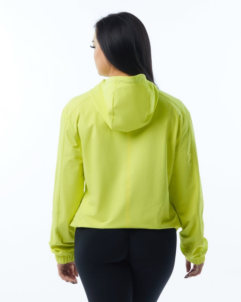 Chaquetas Alphalete Infinity Tech Jacket Mujer Citrus Slice | UKIMRJ-803