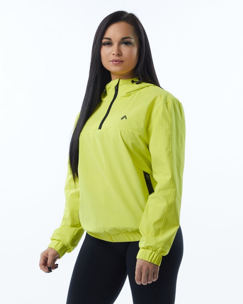 Chaquetas Alphalete Infinity Tech Jacket Mujer Citrus Slice | UKIMRJ-803