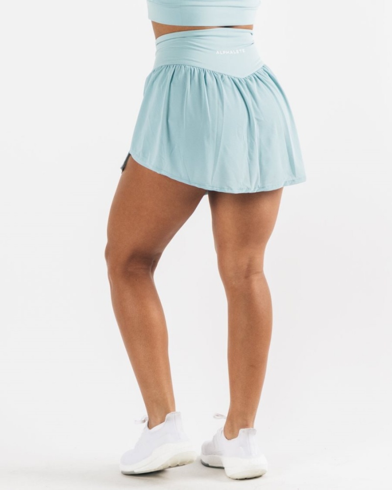 Falda Alphalete Trace Skirt Mujer Azules | JCSKNX-635