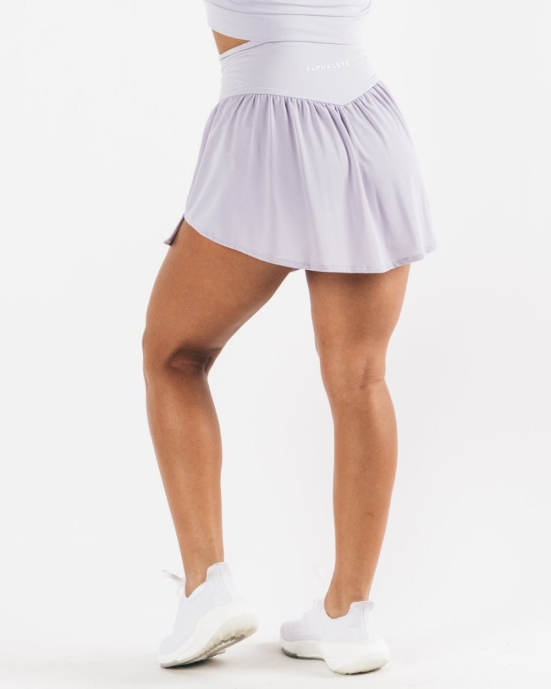 Falda Alphalete Trace Skirt Mujer Lilac Haze | IDKQUJ-706