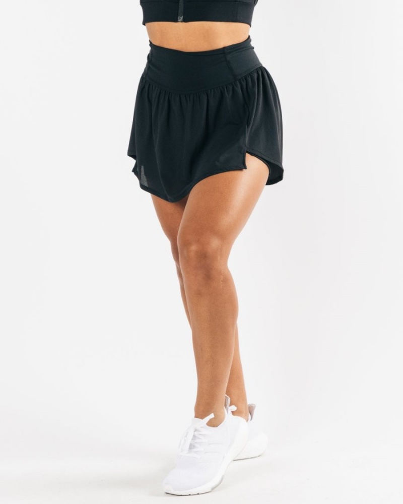 Falda Alphalete Trace Skirt Mujer Negras | KQEGAT-514