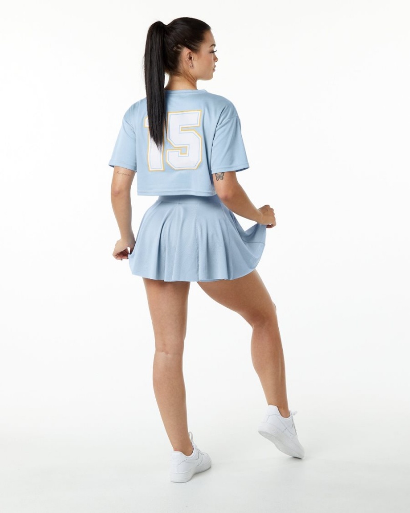 Falda Alphalete Varsity Skirt Mujer Azules Claro | UPVOFX-509