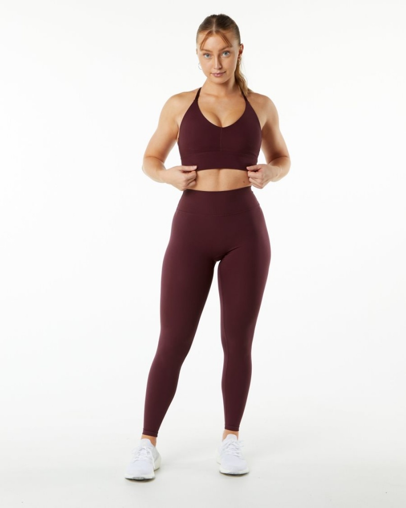 Leggins Alphalete Alphalux Wonder Legging 27" Mujer Negras | RZGMNF-184