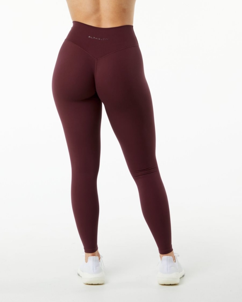 Leggins Alphalete Alphalux Wonder Legging 27" Mujer Negras | RZGMNF-184