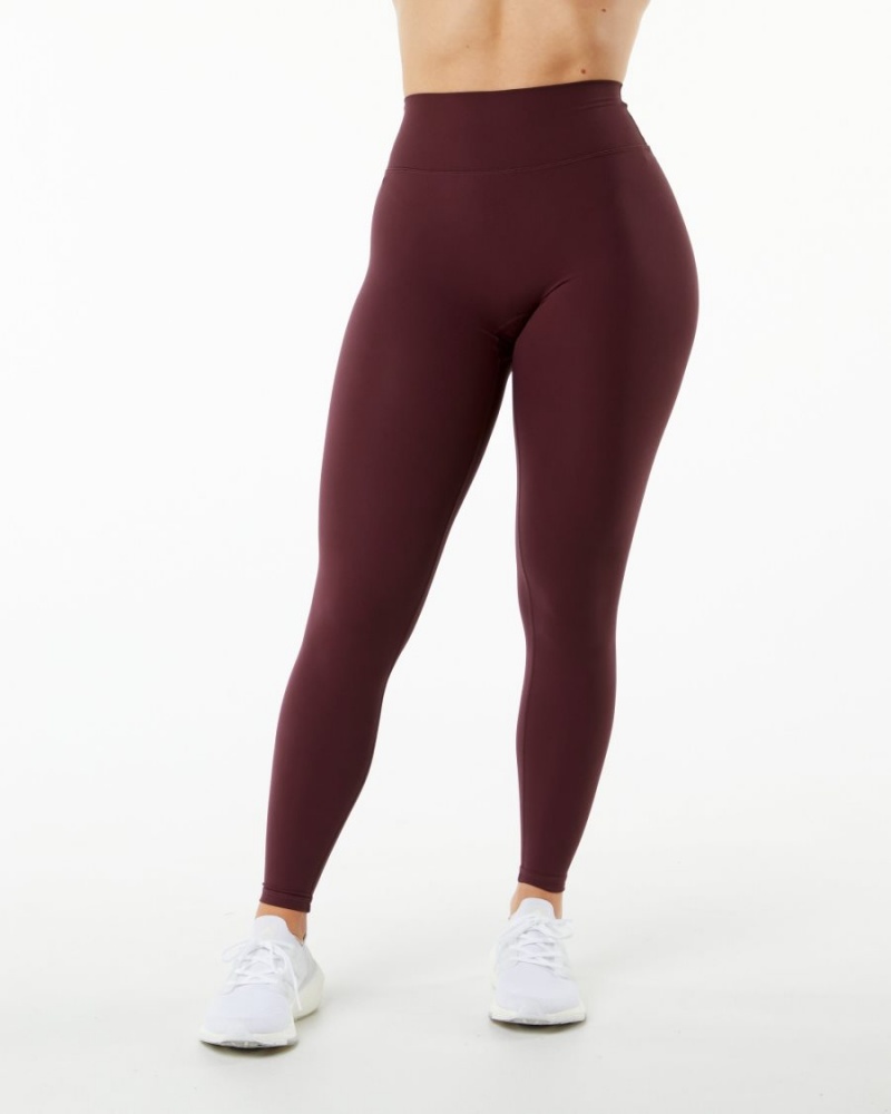 Leggins Alphalete Alphalux Wonder Legging 27" Mujer Negras | RZGMNF-184