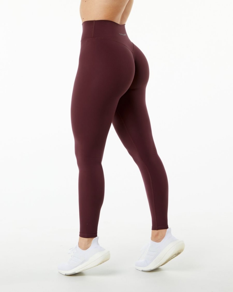 Leggins Alphalete Alphalux Wonder Legging 27" Mujer Negras | RZGMNF-184