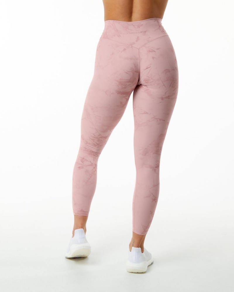 Leggins Alphalete Alphalux Wonder Legging 27" Mujer Blossom | RDHWFT-503