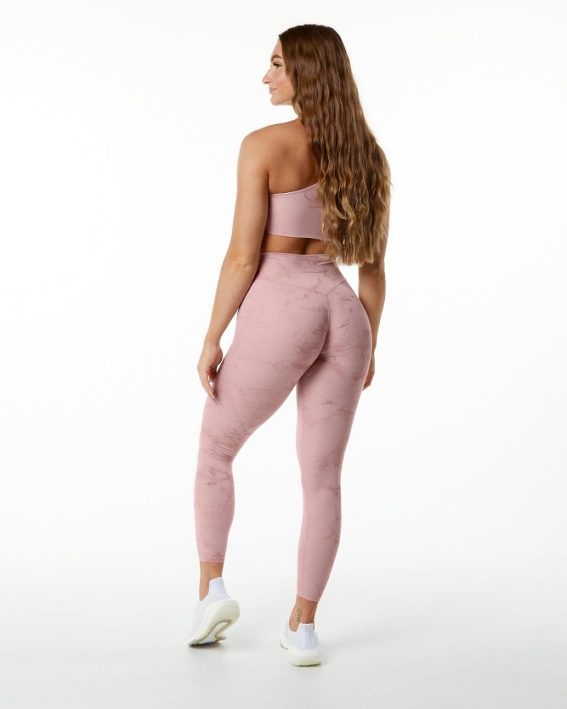 Leggins Alphalete Alphalux Wonder Legging 27" Mujer Blossom | RDHWFT-503