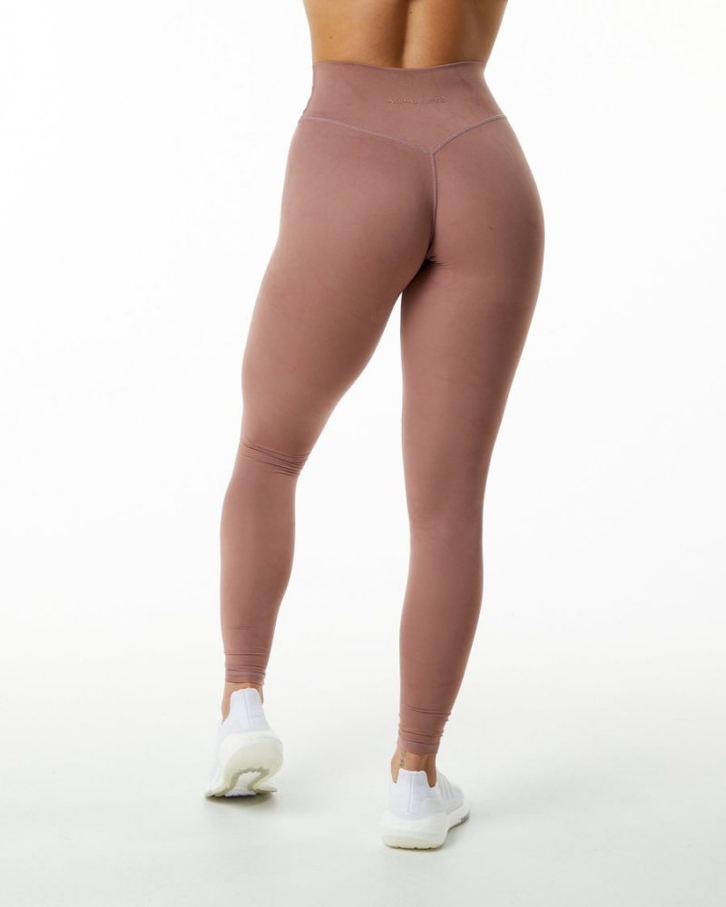 Leggins Alphalete Alphalux Wonder Legging 30" Mujer Rosas | NRWZVD-387