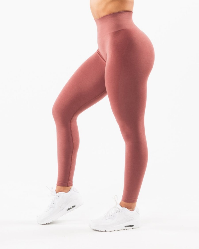 Leggins Alphalete Amplify Legging Mujer Rosas | MHQNIF-162