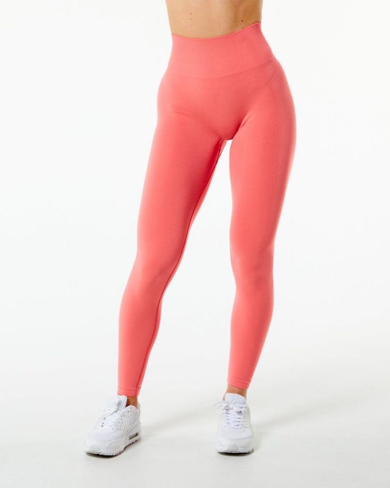 Leggins Alphalete Amplify Legging Mujer Rosas | TUPDKG-168