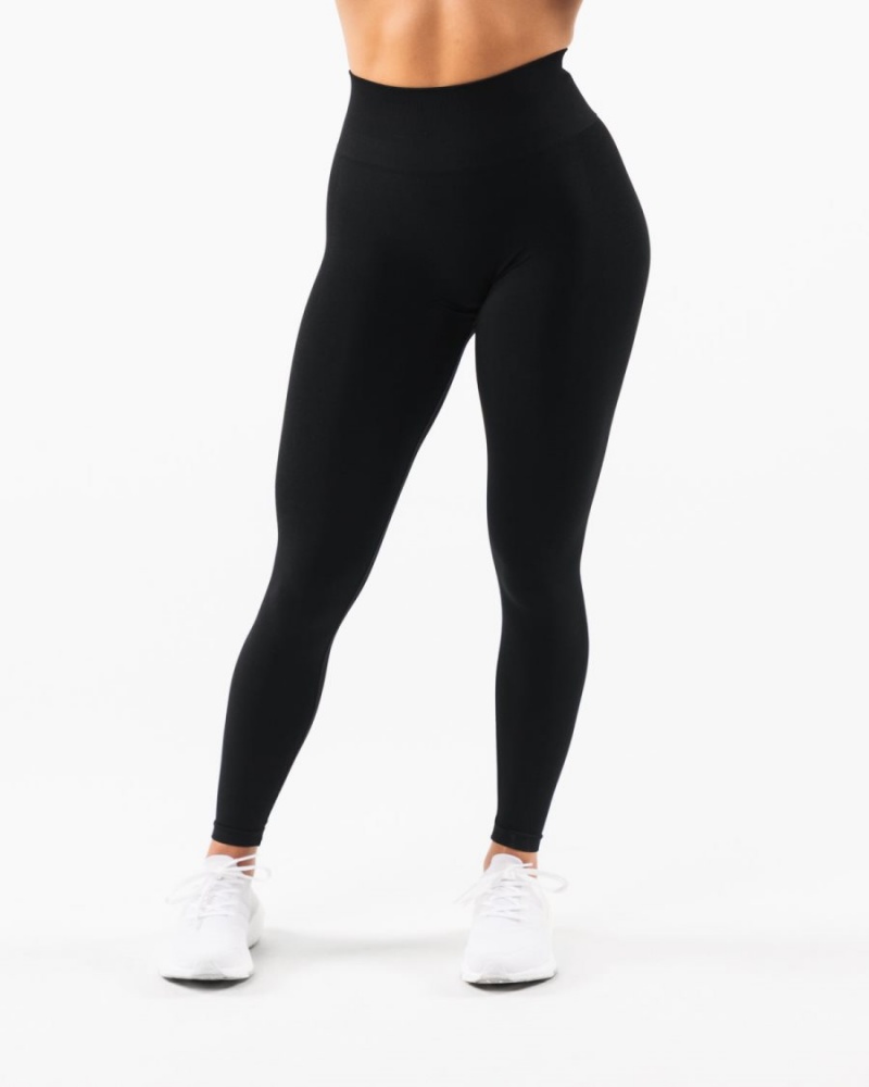 Leggins Alphalete Amplify Legging Mujer Negras | ZPDHVR-034