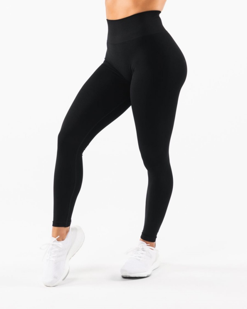 Leggins Alphalete Amplify Legging Mujer Negras | ZPDHVR-034