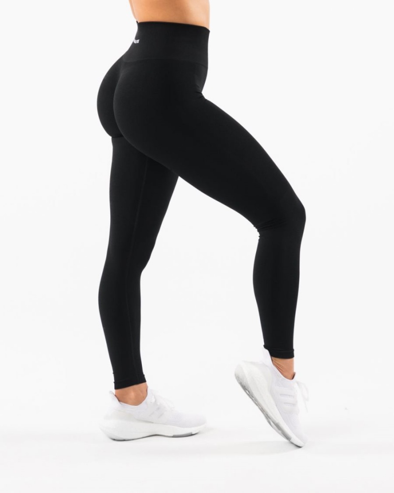 Leggins Alphalete Amplify Legging Mujer Negras | ZPDHVR-034