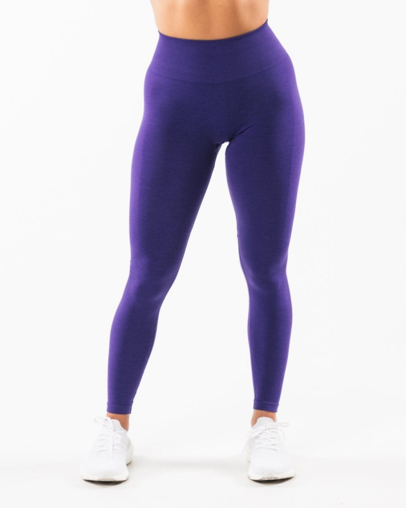 Leggins Alphalete Amplify Legging Mujer Moradas | HJAQKN-194