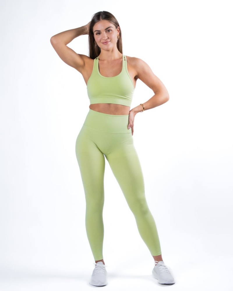 Leggins Alphalete Halo Legging Mujer Frozen Spring | LQIYFE-071