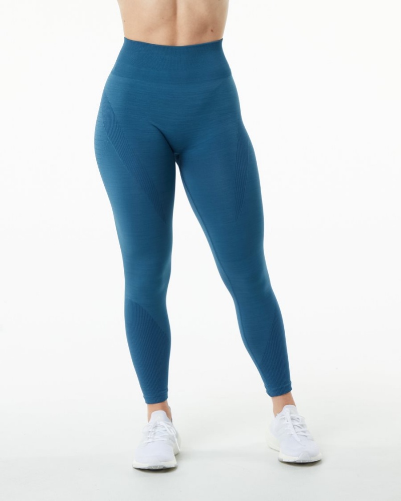 Leggins Alphalete Ozone Legging Mujer Azules | RILWUF-087