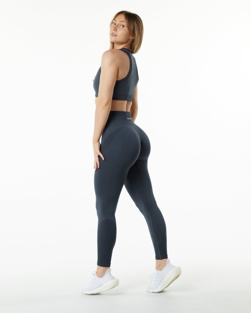 Leggins Alphalete Ozone Legging Mujer Carbon | SGABMI-637