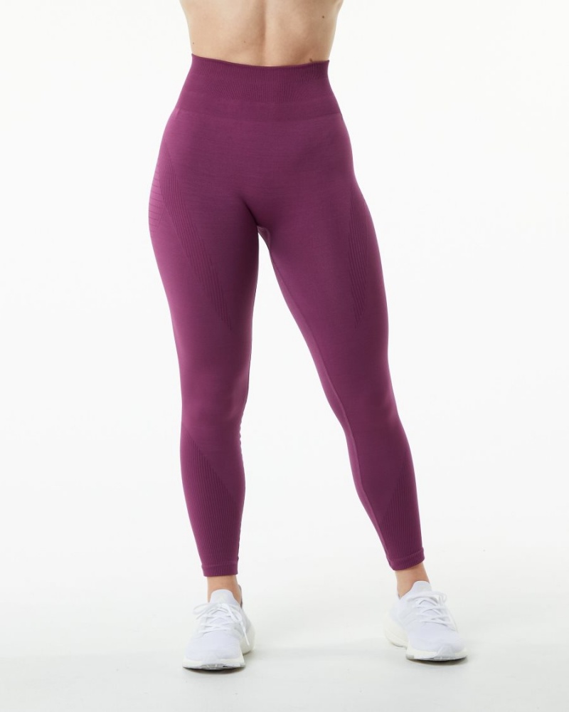 Leggins Alphalete Ozone Legging Mujer Grape | UTOWJD-478