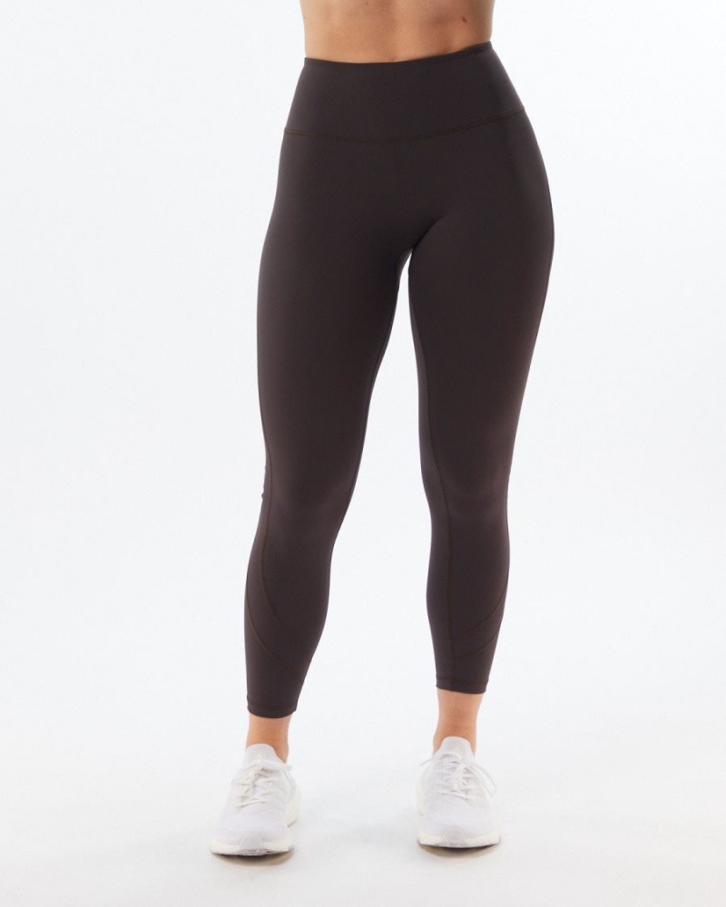 Leggins Alphalete Pulse Surge Legging Mujer Gris | UJKHNV-328