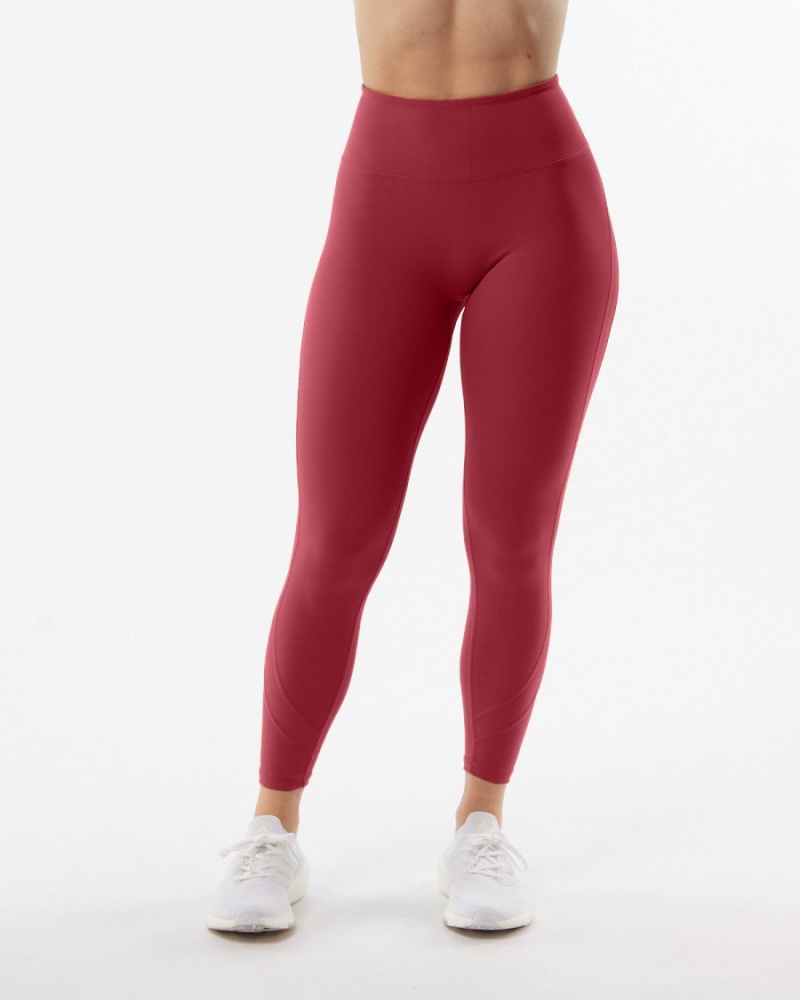 Leggins Alphalete Pulse Surge Legging Mujer Rojas | EWMFZK-861