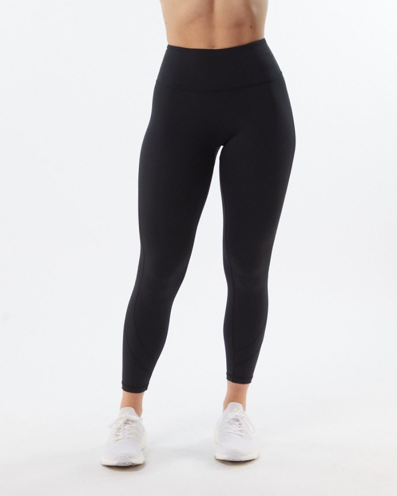 Leggins Alphalete Pulse Surge Legging Mujer Blackout | JRIVLM-517