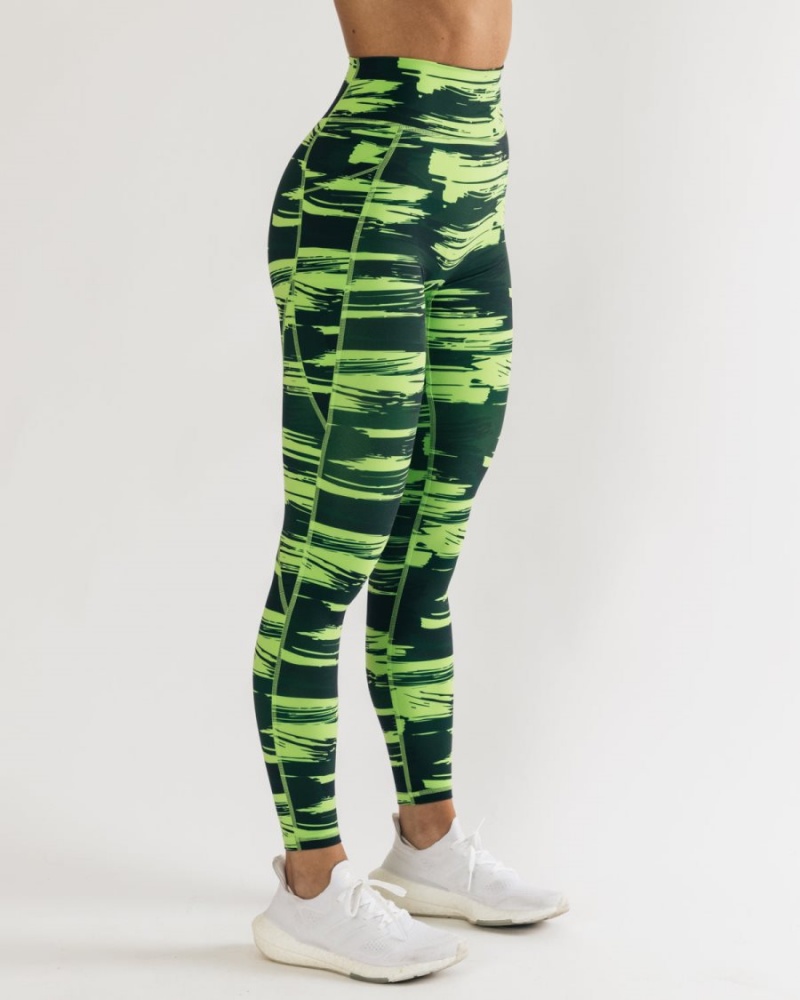 Leggins Alphalete Surface Pocket Legging Mujer Camuflaje | XNTKBE-739