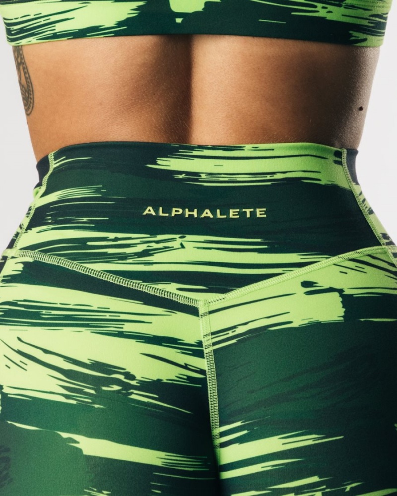 Leggins Alphalete Surface Pocket Legging Mujer Camuflaje | XNTKBE-739