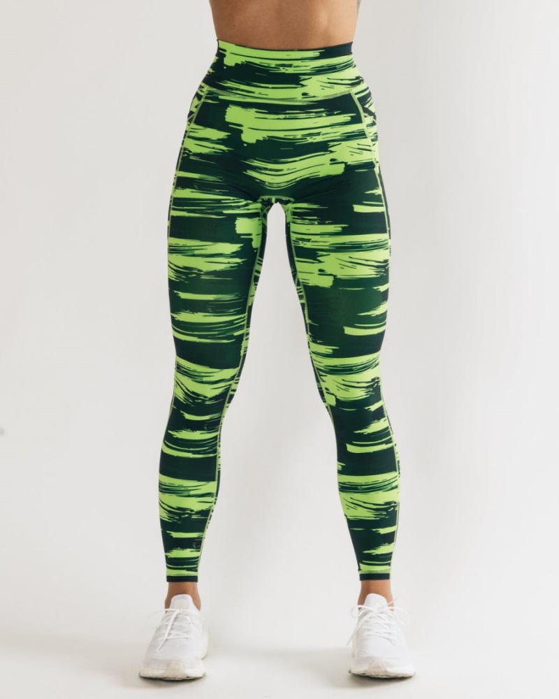 Leggins Alphalete Surface Pocket Legging Mujer Camuflaje | XNTKBE-739